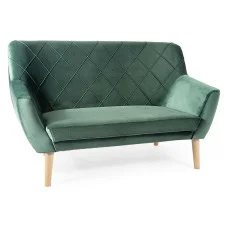 Sofa KIER 2 VELVET green